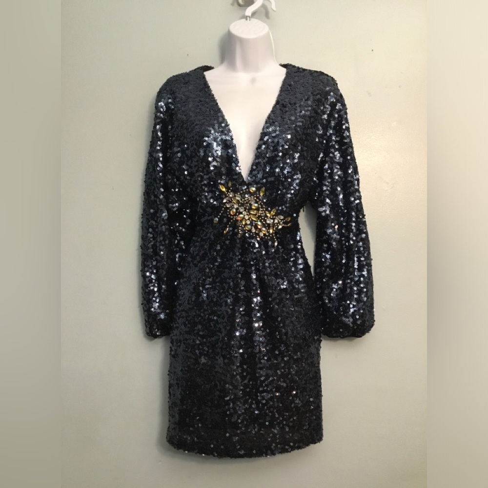 Sequin Embellished Dress